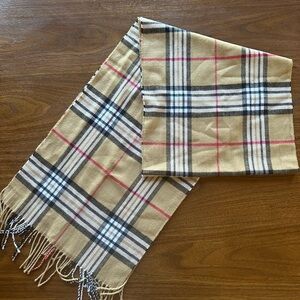 Plaid scarf